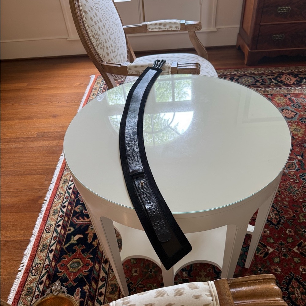 Neiman Marcus Black Leather Belt